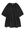 Voluminous Cotton Dress Black Alledaagse jurken in maat 44