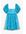 Blauwe Babydoll Mini-jurk Aquarel Bloemenprint Partyjurken in maat L. Kleur: Blue watercolour floral