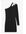 Zwarte Glitter Bodycon Jurk Met Één Mouw Glitters Alledaagse jurken in maat M. Kleur: Black glitter