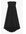 Zwarte Bandeau Midi Jurk Met Strikdetail Zwart Alledaagse jurken in maat XL. Kleur: Black