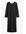 Zwarte Midi Jurk Met Lange Mouwen Zwart Alledaagse jurken in maat 44. Kleur: Black