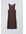 Geribde Mini-jurk Met Dip-dye Donkerbruin Alledaagse jurken in maat S. Kleur: Dark brown