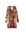 Tricot mini jurk met print Limelight / brown / violet
