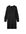 Wafel jurk met couture mouwen Black