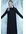 Slit Jurk Black - - Jurk - Zwart - XXL - viscose/polyamide/elasthane