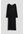 H & M - Geribde midi-jurk - Zwart