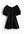 H & M - Uitlopende jurk met ballonmouwen - Zwart