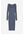 H & M - Ribgebreide jurk met vierkante hals - Blauw