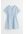 H & M - Katoenen jurk met korte mouwen - Blauw