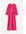 H & M - Linnen jurk met strikceintuur - Roze
