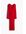 H & M - Rib-knit button-front dress - Rood