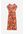 H & M - Gedrapeerde viscose jurk - Oranje