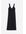 H & M - MAMA Satijnen jurk met kant - Zwart