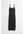 H & M - Open-backed ribbed jersey dress - Zwart