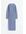 H & M - Ribgebreide jurk met pofmouwen - Blauw