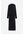 H & M - Gedrapeerde jurk met turtleneck - Zwart