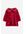 H & M - Velours jurk met kraag - Rood