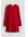 H & M - Tricot jurk met cutout - Rood