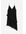 H & M - Satijnen slip-on jurk met volants - Zwart