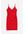 H & M - Gedrapeerde tricot jurk - Rood