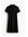 H & M - Geribde jurk met kraag - Zwart