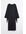 H & M - Satijnen jurk met franje - Zwart