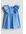 H & M - Tricot jurk met volants - Blauw
