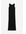 H & M - Ribgebreide jurk van zijdemix - Zwart