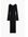 H & M - Rib-knit button-front dress - Zwart