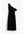 H & M - Gedrapeerde one-shoulderjurk - Zwart