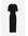 H & M - Ribgebreide jurk met kraag - Zwart