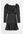 H & M - Satijnen jurk met kant - Zwart