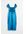 H & M - Glanzende jurk met cutout - Blauw