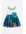 H & M - Jurk met strik - Turquoise