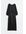 H & M - Satijnen jurk met strikceintuur - Zwart