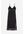 H & M - Satijnen slip-on jurk met kant - Zwart
