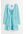 H & M - Tricot jurk met rijgdetail - Turquoise