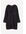 H & M - Structuurgeweven jurk met geknoopt detail - Zwart