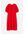 H & M - Jurk van linnenmix met strikbandjes - Rood