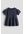 H & M - Tricot jurk met geribde structuur - Blauw
