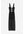 H & M - Kanten maxi-jurk met strikdetail - Zwart