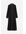 H & M - Twill jurk met sjaalkraag - Zwart