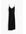 H & M - Gedrapeerde jurk met watervalhals - Zwart