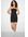 C&A -bandeau-jurk-krijtstrepen, Zwart, Maat: 40