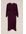 Dames jurk met dessin - Curve - Regular fit - Donkerpaars - Viscose - Plus Size Maat: 50