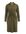 Dames jurk met plooidetail - Curve - Regular fit - Khaki - Plus Size Maat: 48