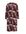 Dames jurk met dessin - Curve - Regular fit - Bordeauxrood - Viscose - Plus Size Maat: 44