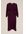 Dames jurk met dessin - Curve - Regular fit - Donkerpaars - Viscose - Plus Size Maat: 44