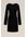 Dames velvet jurk met glittergaren - Regular fit - Zwart - Maat: XS