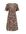 Dames jurk met dessin - Regular fit - Roestbruin -  Maat: XS
